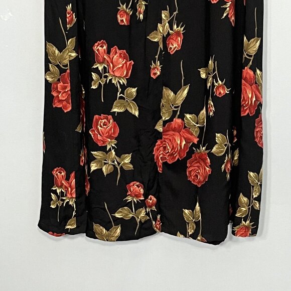 Vtg Express Maxi Skirt Women Medium Boho 90s Whimsigoth Bloomcore Cottagecore - Picture 10 of 12